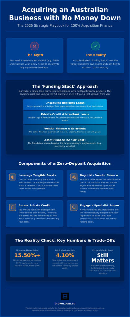 financing a business purchase with no money down