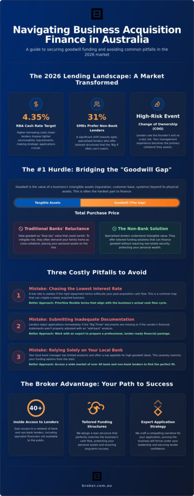 goodwill financing for business purchase