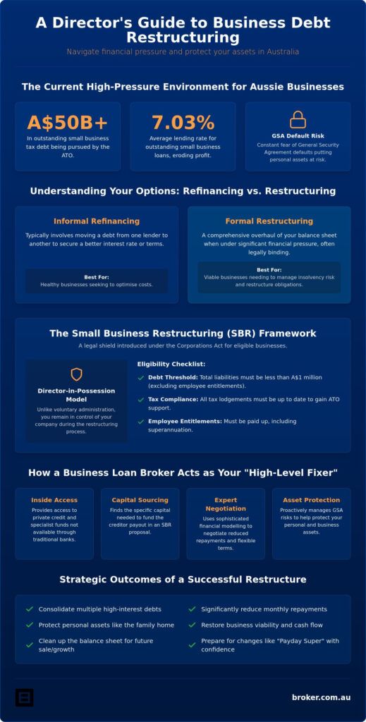 loan broker can help with debt restructuring