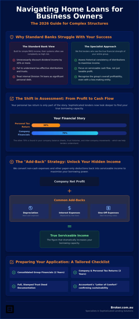 Home Loans for Complex Business Structures: 2026 Guide