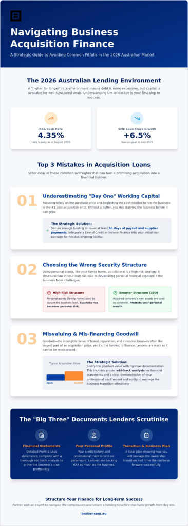 Common Mistakes in Business Acquisition Loans: A 2026 Guide for Australian SMEs